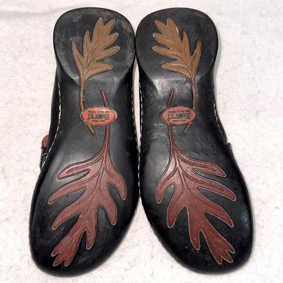 Women’s Born Black Leather Slip-on Loafers size 6 - Picture 8 of 9